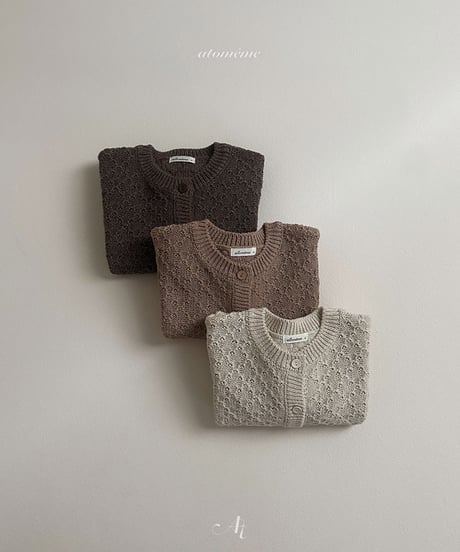 即納Vanilla knit cardigan
