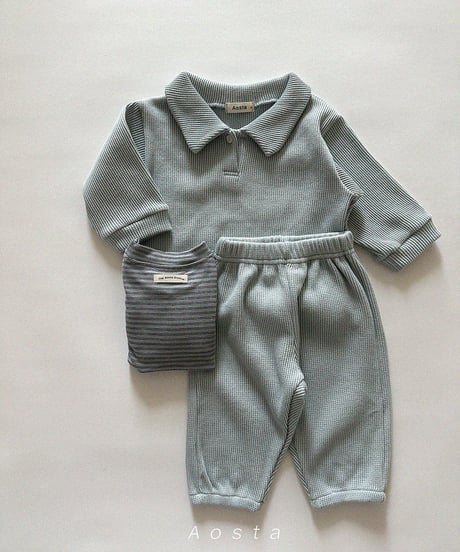 即納aosta Waffle pants