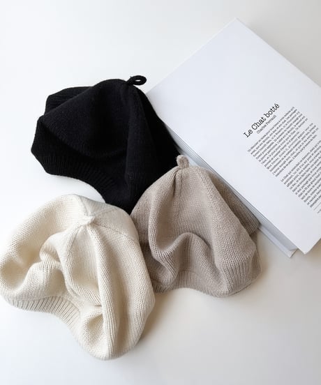 即納aosta knit béret