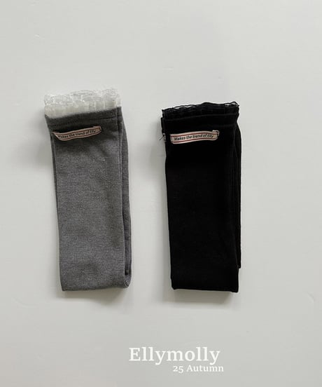 即納 EllyMolly Frilly High Socks
