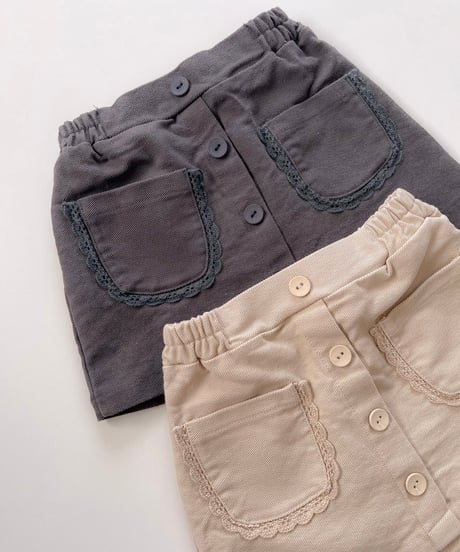 即納nunubiel Pocket skirt