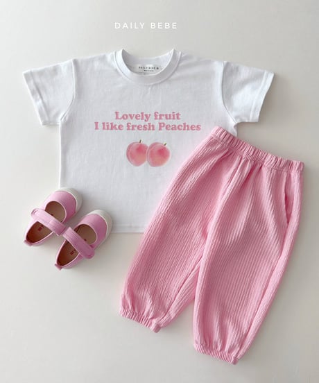 一部即納 daily bebe Like half-sleeved tee