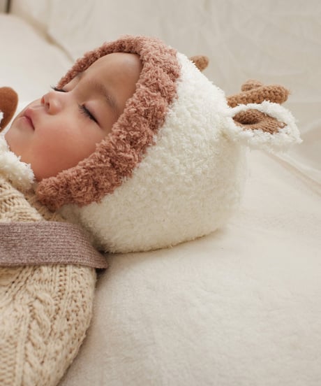 即納  Holiday reindeer bonnet
