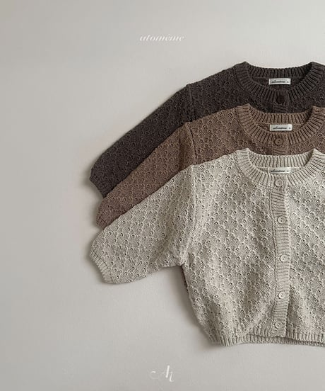 即納Vanilla knit cardigan