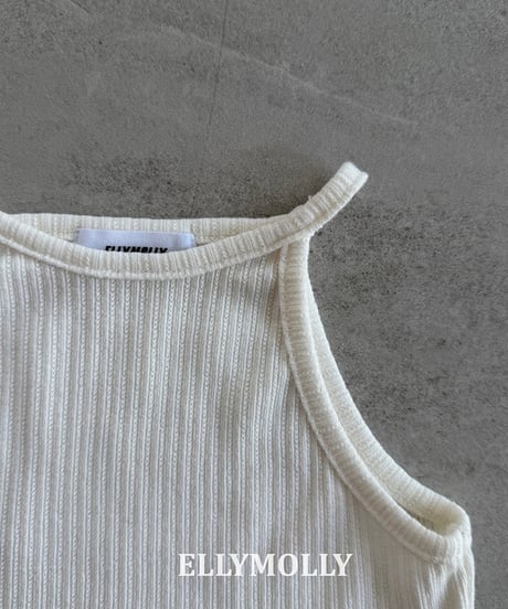 予約Elly Molly Clean V-cut tanktop