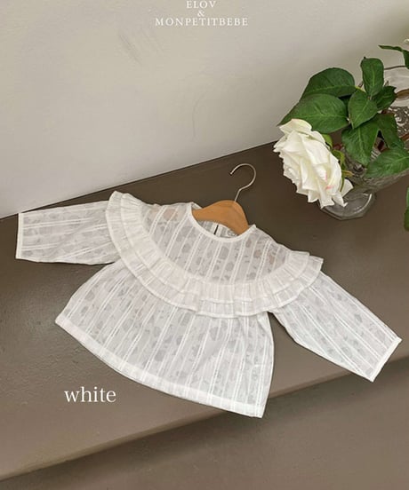 即納 mon petit bebe Selene blouse