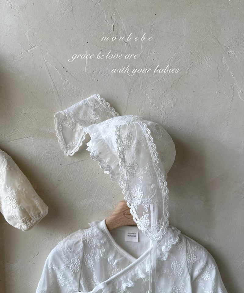 即納 monbebe Lace bunny bonnet | alli.