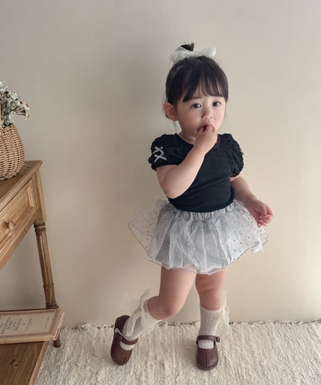 即納 bebeholic Lori Ribbon Tee