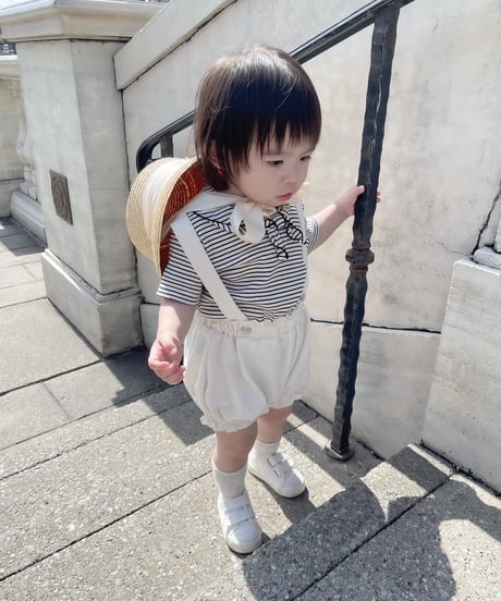 即納Milk stripe sailor  T-shirt