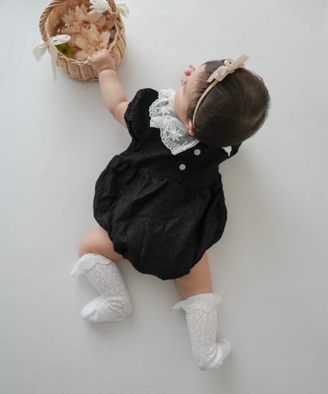 即納Emily Lace Collar Romper