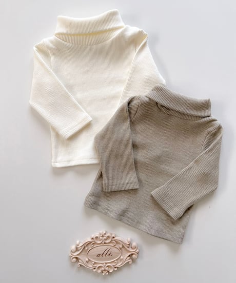即納  Double Turtleneck Tee
