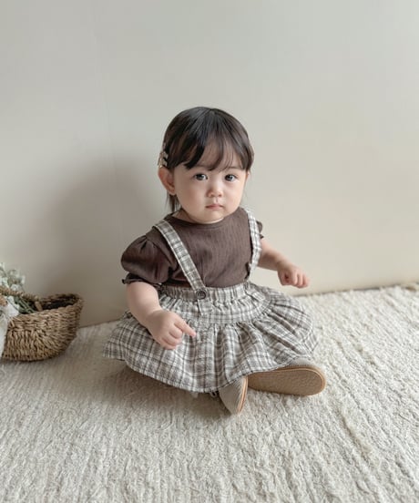 即納 check skirt bloomer