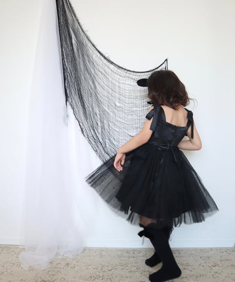 即納black ribbon dress