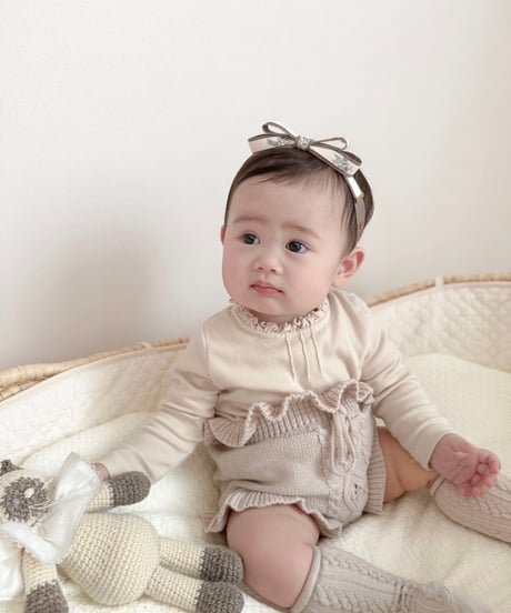 即納  cable knit bloomer