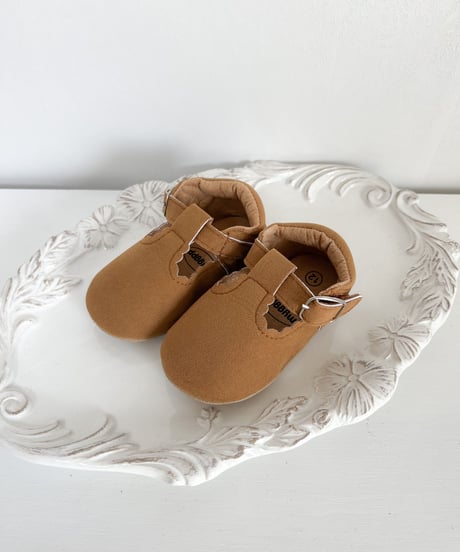 即納baby scallop  antique shoes