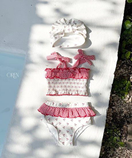 一部即納 OREN Rochelle Cherry Bikini Swimsuit