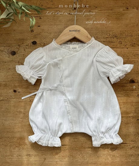 即納monbebe Eyelet glory suit