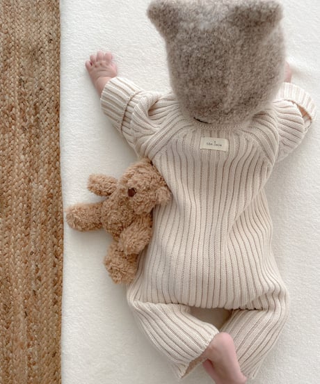 即納lala lib knit rompers