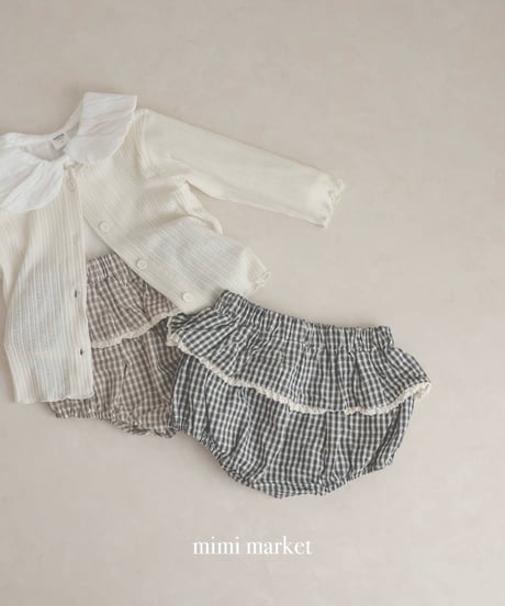 即納 mimi market Check Kang Bloomer