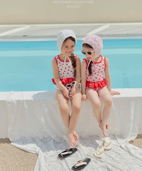 予約 melikey Berry Swim Set