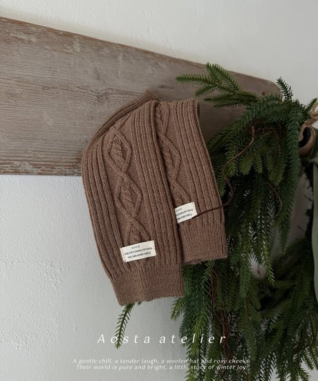 即納 aosta knit warmer