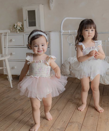 予約 OREN Flora Tulle Swimsuit