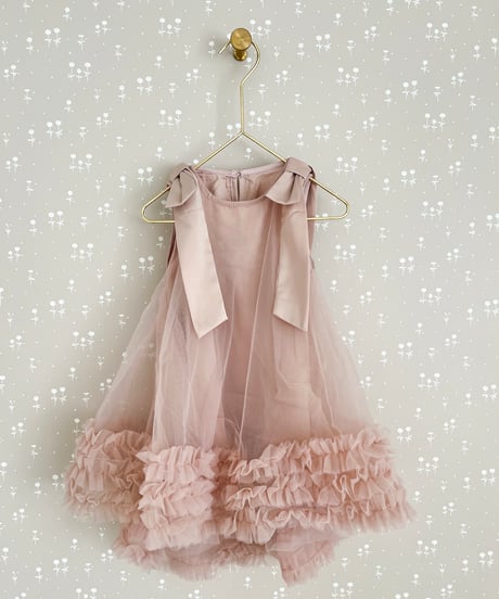 即納ribbon strap tutu dress