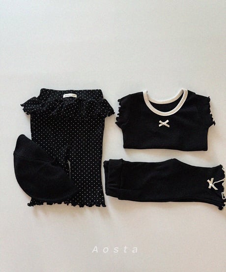 即納aosta Lip ribbon pants