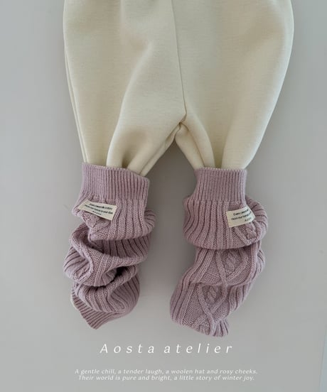 即納 aosta knit warmer