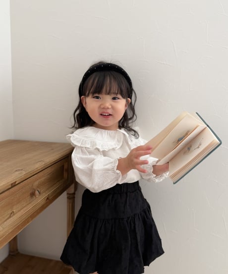 即納 mimi market Big Collar blouse