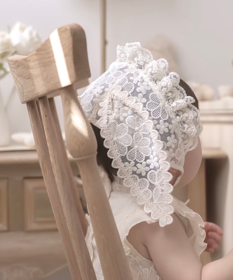 即納 rabbit lace hair band