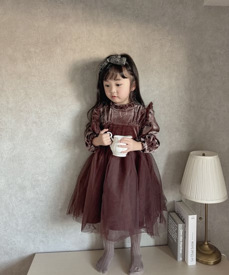 即納Noel velours dress