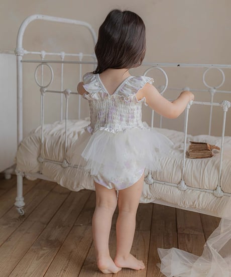 予約 OREN Flora Tulle Swimsuit