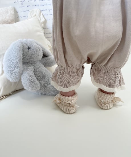 即納wave knit rompers