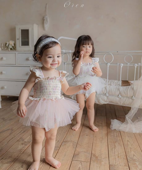 予約 OREN Flora Tulle Swimsuit