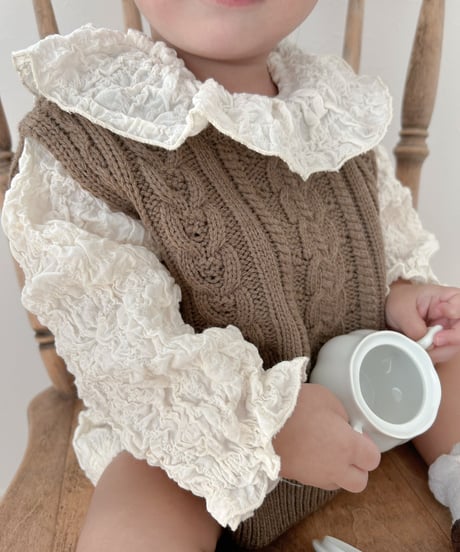 即納aosta Knit vest