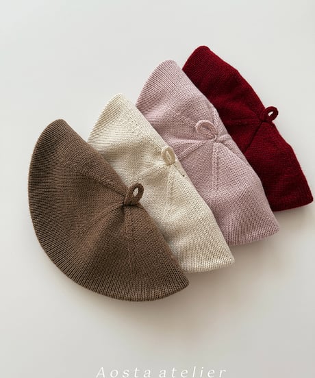 即納aosta knit beret