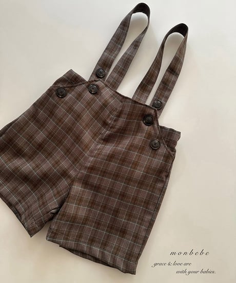 即納monbebe Roy suspender pants