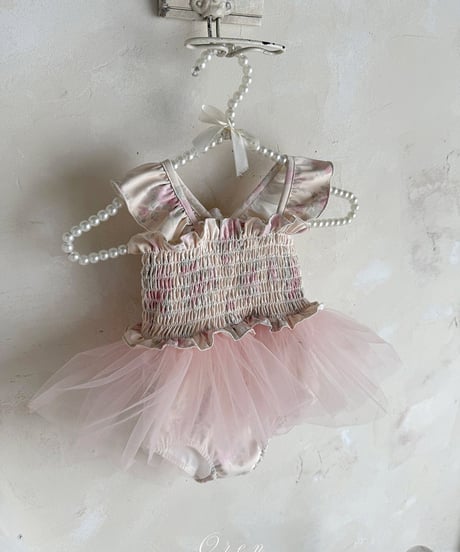 予約 OREN Flora Tulle Swimsuit