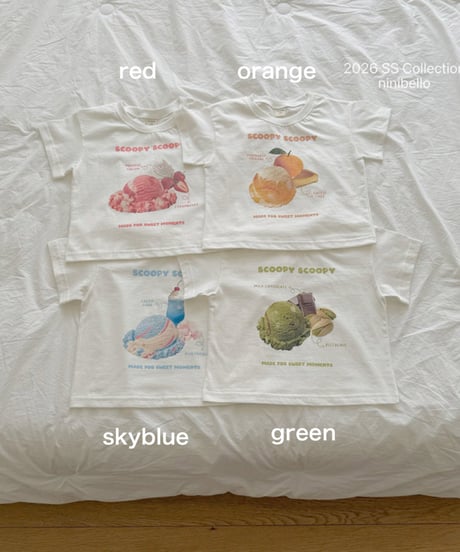 予約ninibello Scoop Scoop Tee