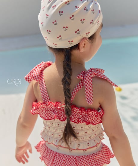 予約 OREN Rochelle Cherry Swim Cap