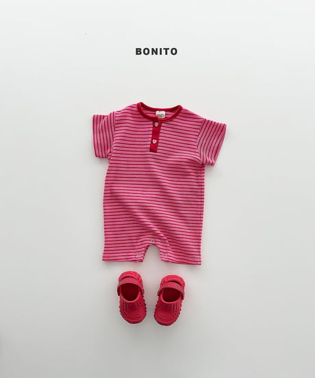 即納 bonito Baby Summer waffle ST single suit