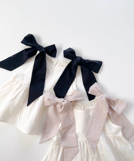 即納 bebe nine Roen ribbon blouse