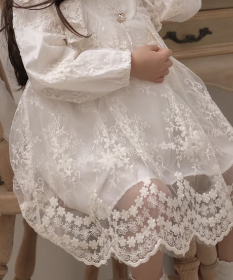 即納Lace Bouquet kids Dress