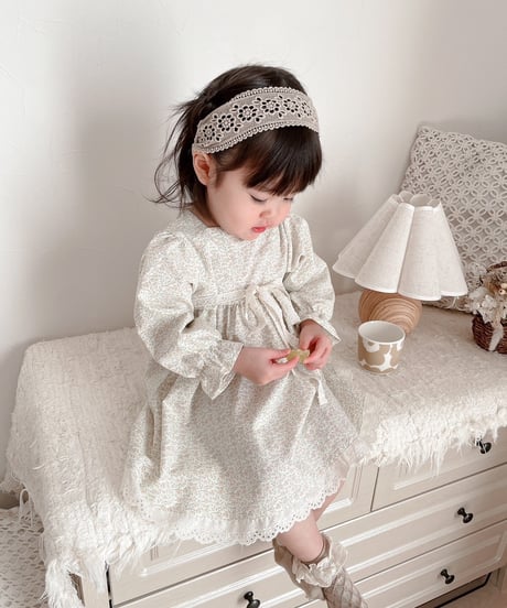 即納 punching lace headband