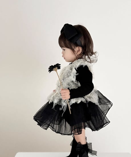 即納Dot Ruffle Bustier