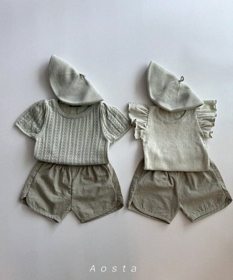 一部即納 aosta Angel frill tee