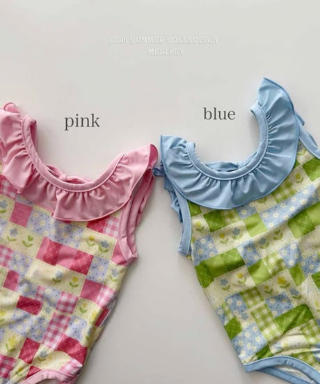予約 melikey Garden frill swimming suit