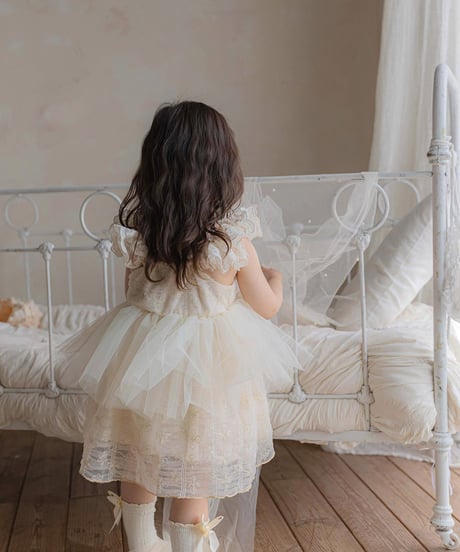 予約 OREN Shiny Tulle Dress