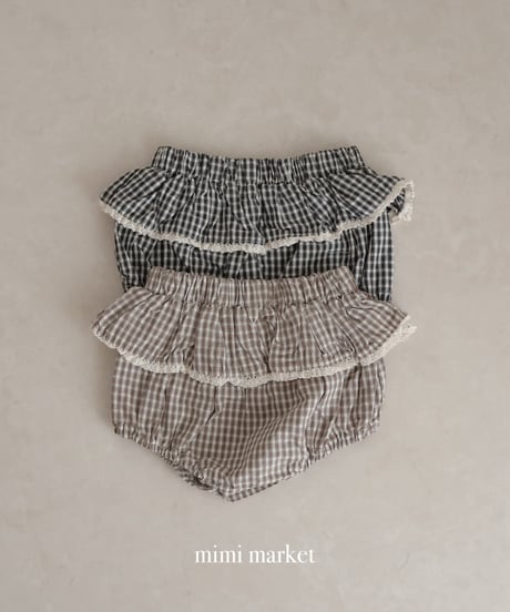 即納 mimi market Check Kang Bloomer
